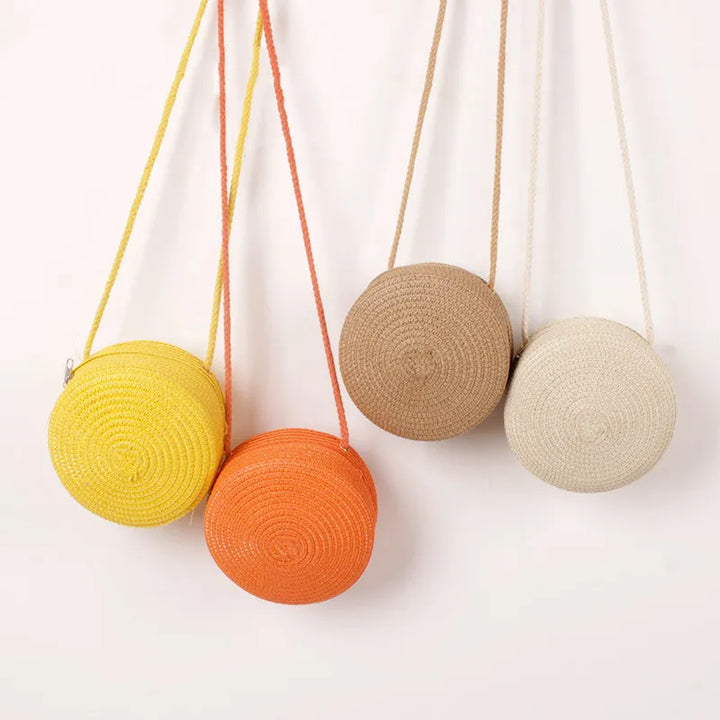 Summer Woven Straw Crossbody Bag