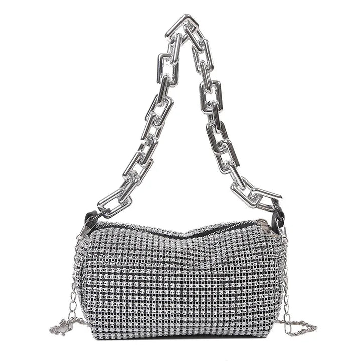 Bag Glitter Chain Prom Purse.
