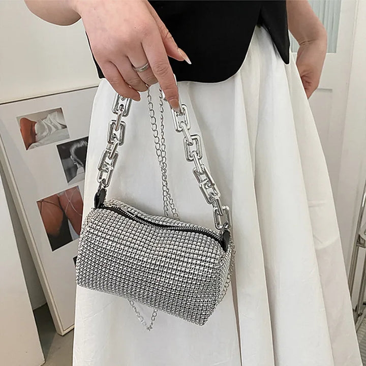 Bag Glitter Chain Prom Purse.