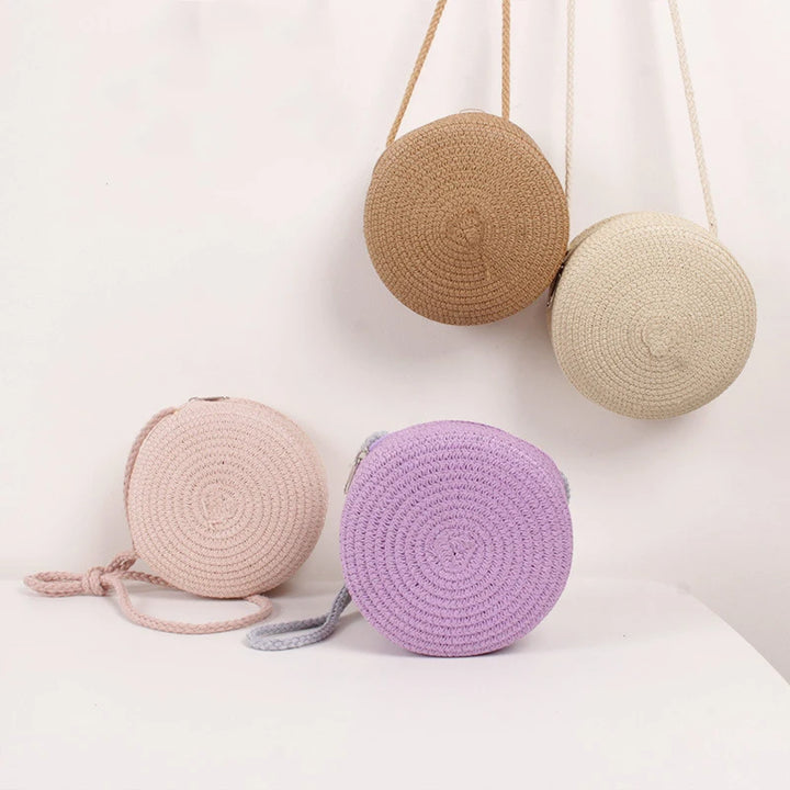 Summer Woven Straw Crossbody Bag
