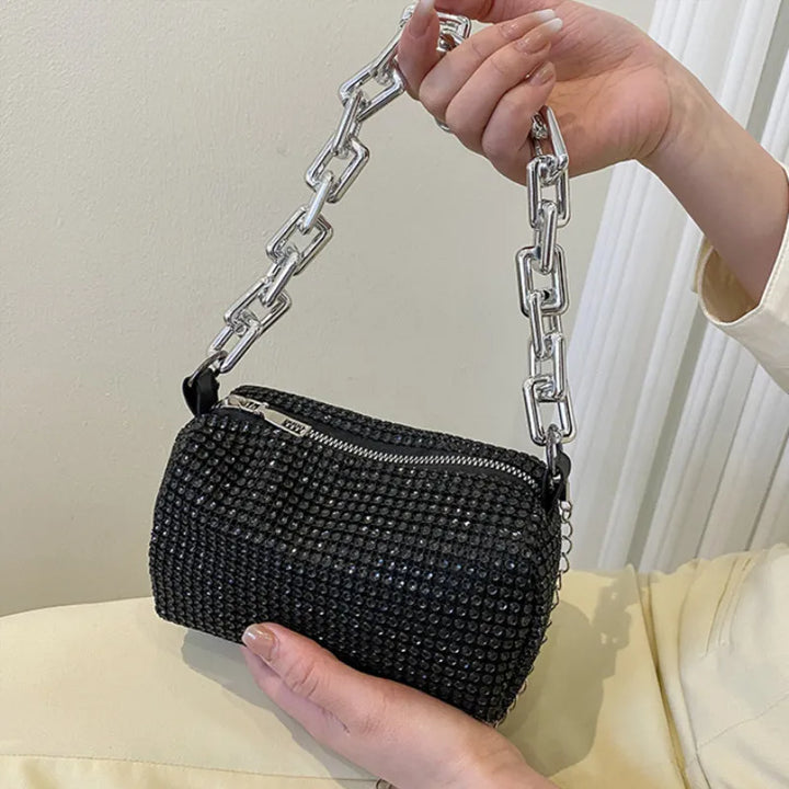 Bag Glitter Chain Prom Purse.